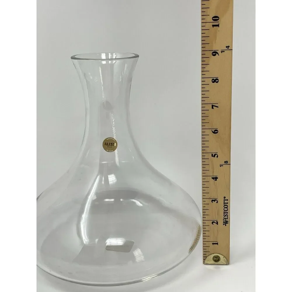 Alessi Crystal Wine Decanter 8.25” MAMI XL Designed By Stefano GIOVANNONI 2013
